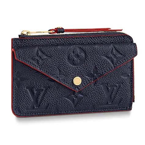 louis vuitton coin card holder monogram|Louis Vuitton empreinte card holder.